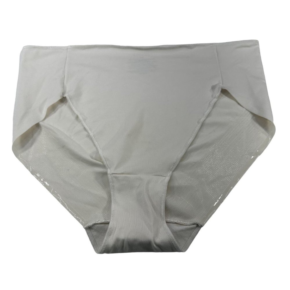 George Women's Size 8 XL Panty Brief Hi Cut No Show Off White New Without Tags